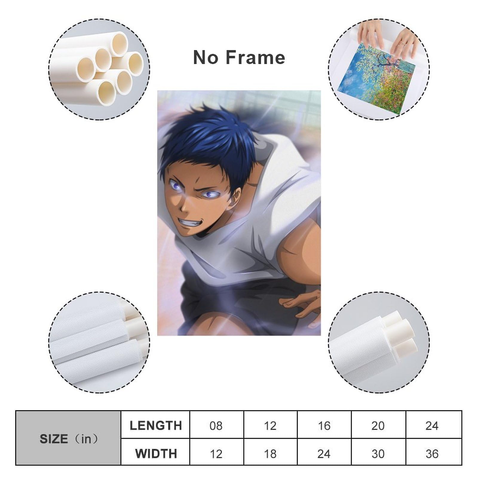 Amazon.co.jp: 絵画 黖子のバスケ 青峰大輝 ポスター 装飾画 Unframe